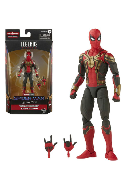 Spider-Man Marvel Legends Series Integrated Suit 6-inch Collectible Action Figure Toy, 2 Accessories Spider-Man Marvel Legends Series Integrated Suit 6-inch Collectible Action Figure Toy, 2 Accessories