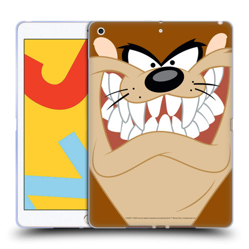 Head Case Designs Officially Licensed Looney Tunes Tasmanian Devil Full Face Soft Gel Case Compatible with Apple iPad 10.2 2019/2020/2021