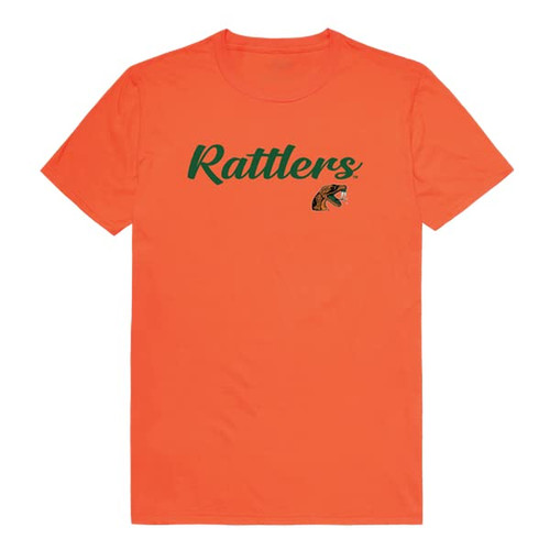 W Republic Florida A&M University Rattlers Script Tee T-Shirt - Orange, XX-Large