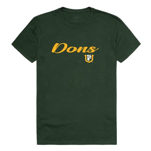 University of San Francisco Dons Script Tee T-Shirt - Forest Green, XX-Large