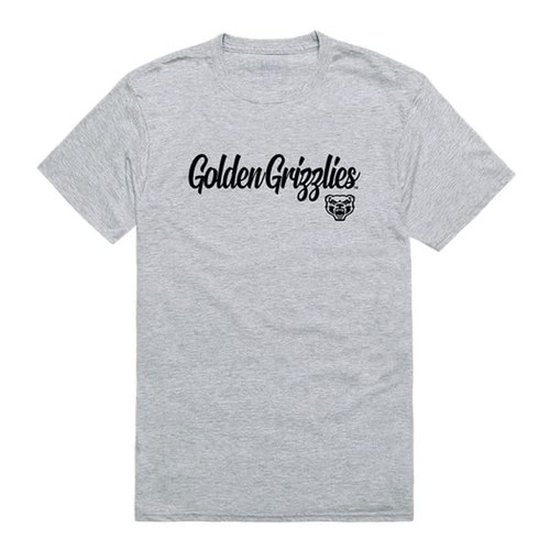 Oakland University Golden Grizzlies Script Tee T-Shirt - Heather Grey, XX-Large