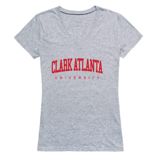 Clark Atlanta University Panthers Womens Game Day T-Shirt Tee - Heather Grey, X-Large