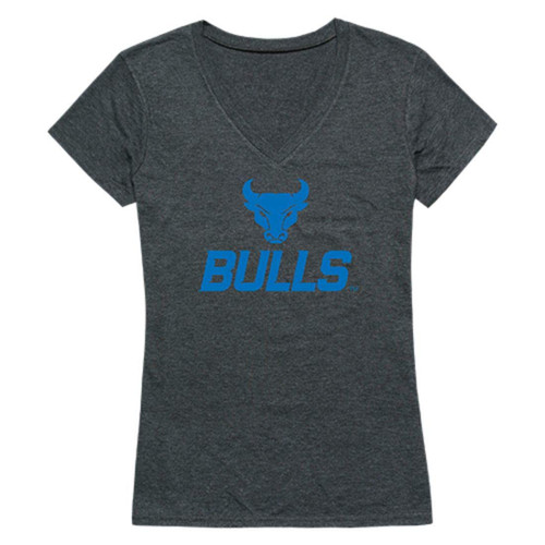 SUNY University at Buffalo Bulls Womens Cinder T-Shirt Heather Charcoal X-Large
