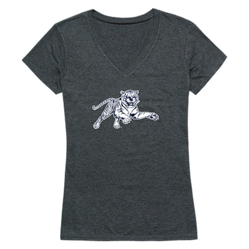 JSU Jackson State University Tigers Womens Cinder T-Shirt Heather Charcoal X-Large JSU Jackson State University Tigers Womens Cinder T-Shirt Heather Charcoal X-Large