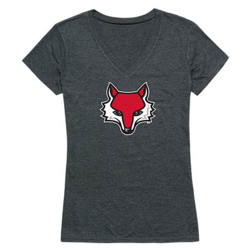 Marist College Red Foxes Womens Cinder T-Shirt Heather Charcoal XX-Large