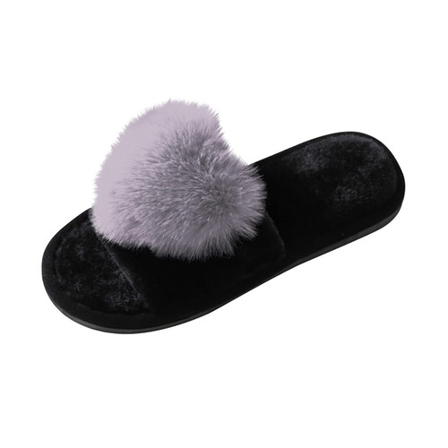 cakiesky Men House Slippers, Warm Home Cute Soft Plush Cotton Slippers Outdoor Indoor Warm Plush Bedroom Shoes