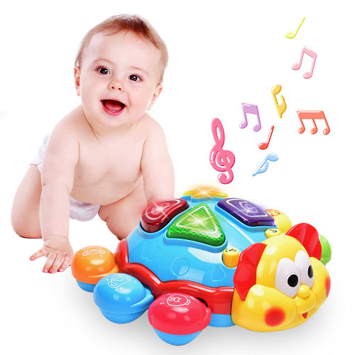 Baby Musical Toys For 1 Year Old Boy & Girl, English & Spanish Learning Toys Infants 6-12 Months, Toddler Crawling Toy With Lights And Sounds, Early Educational Development Gift For 6 7 8 9-12 Months Baby Musical Toys For 1 Year Old Boy & Girl, English & Spanish Learning Toys Infants 6-12 Months, Toddler Crawling Toy With Lights And Sounds, Early Educational Development Gift For 6 7 8 9-12 Months