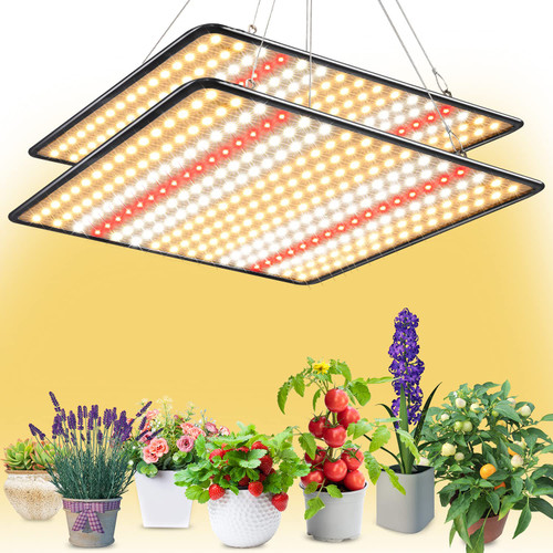 BAVIHOR Grow Light, (2-Pack) 200W LED Grow Lights for Indoor Plants Full Spectrum Plant Growing Lamps for Seedling Veg and Bloom BAVIHOR Grow Light, (2-Pack) 200W LED Grow Lights for Indoor Plants Full Spectrum Plant Growing Lamps for Seedling Veg and Bloom