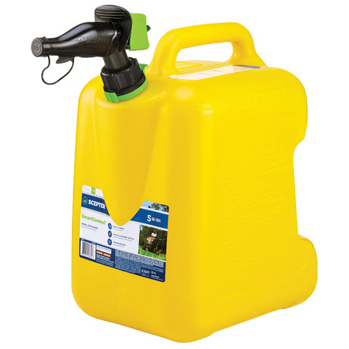 Scepter FSCD552 Fuel Container with Spill Proof SmartControl Spout, Yellow Diesel Can, 5 Gallon Scepter FSCD552 Fuel Container with Spill Proof SmartControl Spout, Yellow Diesel Can, 5 Gallon
