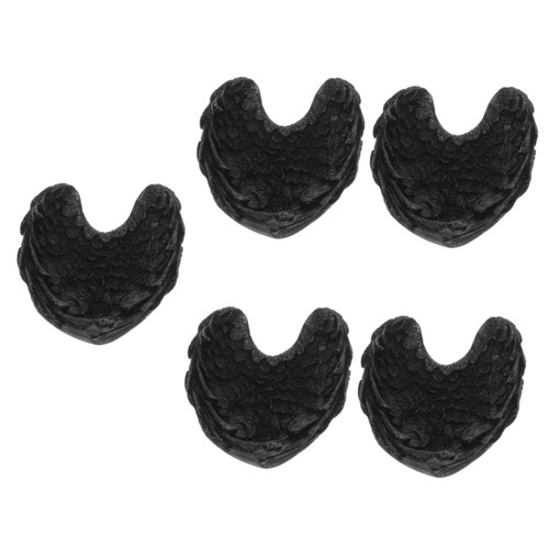 Garneck 5pcs Crystal Ball Base Resin Crystal Support Crystal Pedestals Metal Brackets Marble Base Crystal Display Rack Crystal Ball Display Resin Sphere Stand Ball Rack Wing Office