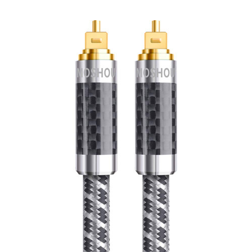 Enthusiast Digital Carbon Optical Audio Cable Toslink Male to Toslink Male HIFI Cable Compressed 5.1 to 7.1 Surround Sound, Support PCM, Dolby, DTS for Home Theater, Sound Bar, Smart TV (15 Feet)
