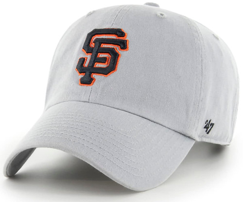 '47 San Francisco Giants Storm Gray Clean Up Adjustable Hat, Adult One Size Fits All