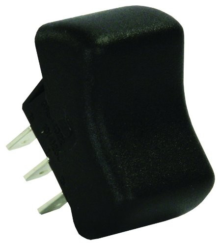 JR Products 13095 Black SPDT On/On Switch