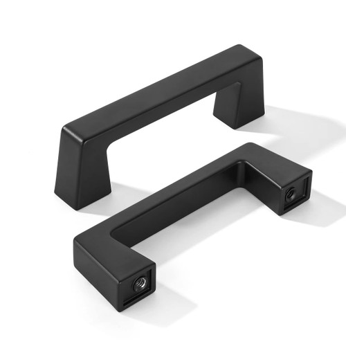 khtumeware 10 Pack 3 Inch(76mm) Kitchen Cabinet Handles, Matte Black Cabinet Pulls Kitchen Cabinet Hardware, Furniture Pulls for Bathroom Cupboard Drawer Handles Dresser Pulls