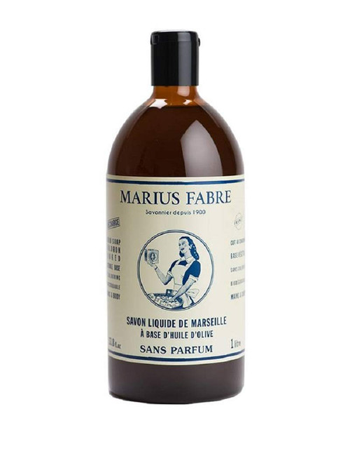 Marius Fabre Savon De Marseille Fragrance Free - 1L / 33.8 fl.oz Marius Fabre Savon De Marseille Fragrance Free - 1L / 33.8 fl.oz