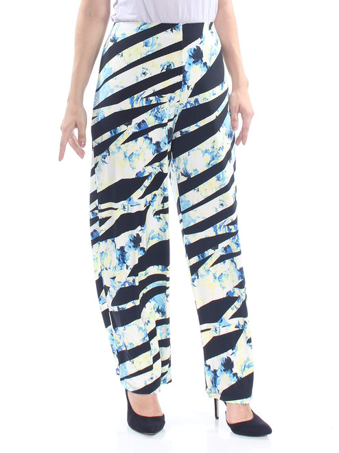 Alfani Womens Printed Casual Wide Leg Pants, Black, X-Large Alfani Womens Printed Casual Wide Leg Pants, Black, X-Large