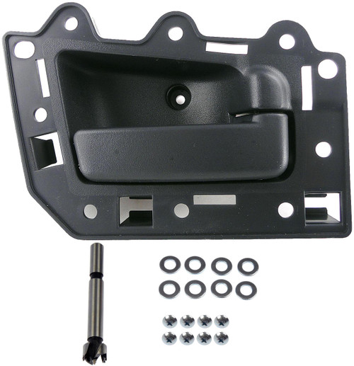 Dorman 82124 Front Passenger Side Interior Door Handle Compatible with Select Jeep Models, Black; Textured