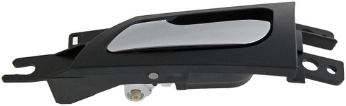 Dorman 81896 Rear Driver Side Interior Door Handle Compatible with Select Acura Models, Satin Chrome Lever; Black Housing