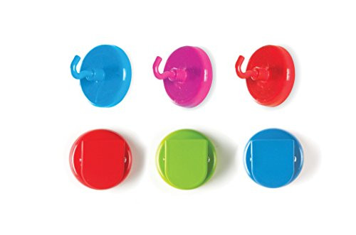 Learning Resources Super Strong Magnetic Hooks & Clips, 6 Pieces
