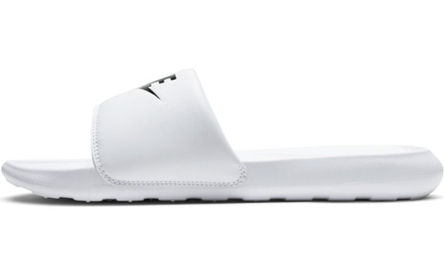 NIKE Women's Slide Gymnastics Shoe, White Black White, 8