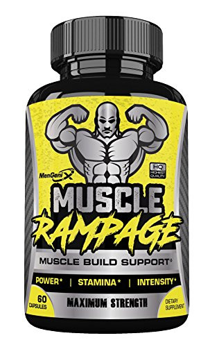 Mengenix - Muscle Rampage - Muscle Build Support - Increase Power-Stamina-Intensity- Build Muscle, Boost Power and Stamina