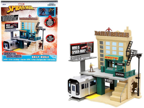Nano Scene Jada Marvel Spider-Man Daily Bugle w/Die-cast Collectible Figures, Toys for Adults Nano Scene Jada Marvel Spider-Man Daily Bugle w/Die-cast Collectible Figures, Toys for Adults
