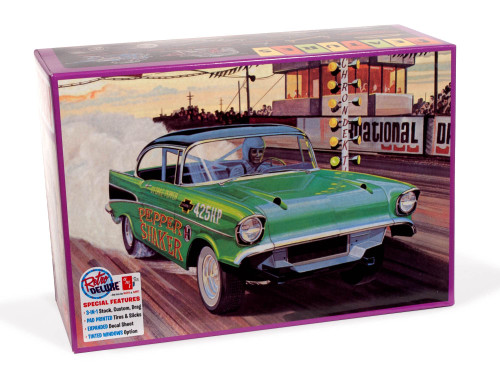 AMT 1957 Chevy Bel Air Pepper Shaker Silent Box 1:25 Scale Model Kit AMT 1957 Chevy Bel Air Pepper Shaker Silent Box 1:25 Scale Model Kit