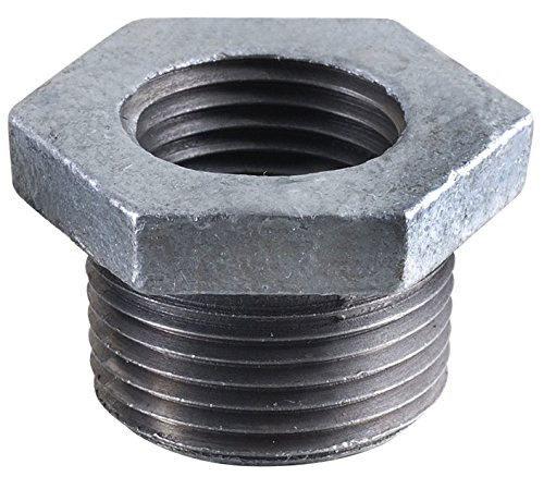 LDR 311 B-1418 Galvanized Bushing, 1/4-Inch X 1/8-Inch