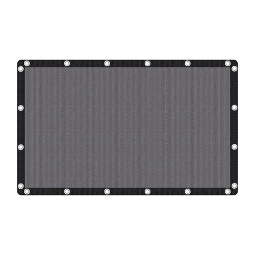 VICLLAX 90% Shade Fabric Sun Shade Cloth Privacy Screen with Reinforced Grommets for Outdoor Patio Garden Pergola Cover Canopy 6x10 FT, Grey
