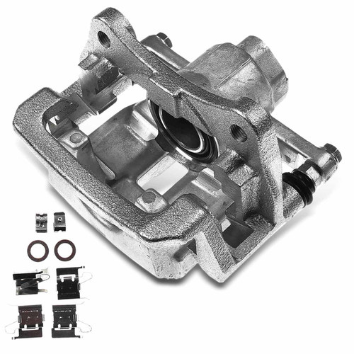 A-Premium Disc Brake Caliper Assembly with Bracket Compatible with Select Lexus and Toyota Models - RX350/RX450h 2010-2012, Sienna 2011-2012 - Rear Right Passenger Side