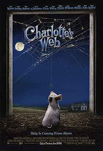 CHARLOTTE'S WEB (2006) Original Authentic Movie Promo Poster 11x17 - S/S - Julia Roberts - Steve Buscemi - John Cleese - Oprah Winfrey