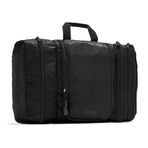 eBags Classic Large Pack-it-Flat Toiletry Kit (Black)