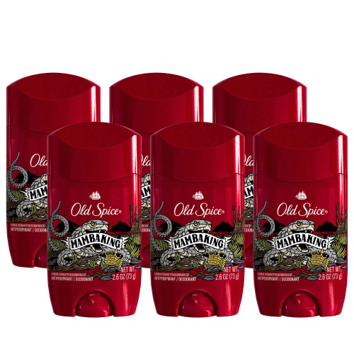 Old Spice Antiperspirant Deodorant for Men, MambaKing, 48 Hr Odor Protection, 2.6 Oz. (Pack of 6) Old Spice Antiperspirant Deodorant for Men, MambaKing, 48 Hr Odor Protection, 2.6 Oz. (Pack of 6)