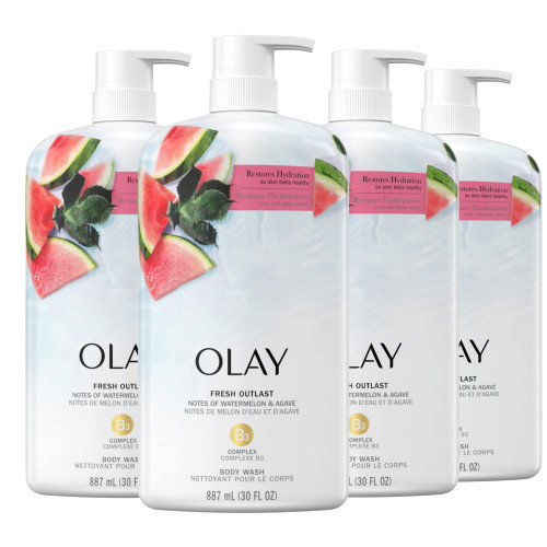 Olay Fresh Outlast Women's Body Wash Watermelon & Agave, 30 fl oz (Pack of 4) Olay Fresh Outlast Women's Body Wash Watermelon & Agave, 30 fl oz (Pack of 4)