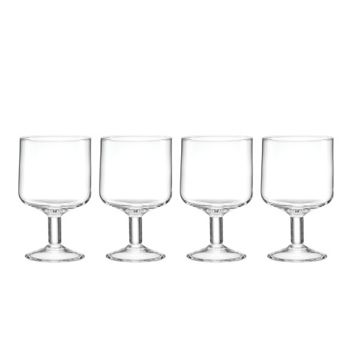 Lenox Tuscany Classics Stackable 4-Piece Wine Glass Set, 1.65, Clear