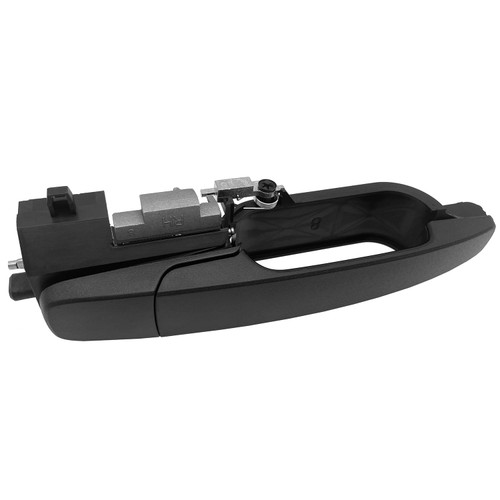 Cheriezing Exterior Door Handle Compatible for 2008-2011 Ford Focus Replace# 8S4Z-5422404-AA Cap:8S4Z-5422088-AA W/o Hole Bracket 8S4Z-5426684-B Matte Black Front Right Side