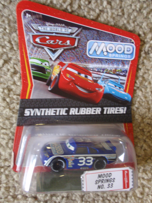 Disney / Pixar CARS Movie Exclusive 1:55 Die Cast Car with Sythentic Rubber Tires Mood Springs Disney / Pixar CARS Movie Exclusive 1:55 Die Cast Car with Sythentic Rubber Tires Mood Springs