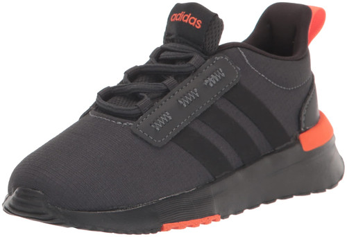 adidas Racer TR21 Running Shoe, Carbon/Black/Semi Impact Orange, 7 US Unisex Big Kid