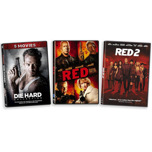 The Bruce Willis Kicking Butt and Taking Names Collection - 7 Movies (RED 1-2 + Die Hard 1-5)