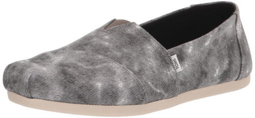 TOMS Women's Alpargata 3.0 Loafer Flat, Distressed Black, 8