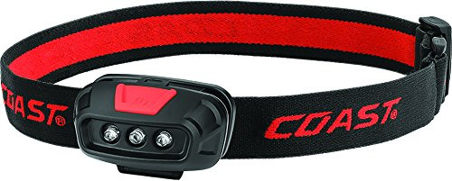 COAST FL14 39 Lumen Dual Color Utility Beam LED Headlamp with Flashing Red Light Mode