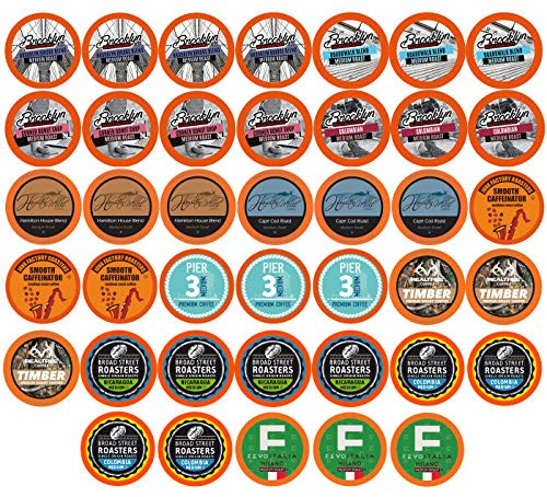 Two Rivers Single-Cup Coffee for Keurig Brewers Medium Roast Sampler Pack, 40 Count Two Rivers Single-Cup Coffee for Keurig Brewers Medium Roast Sampler Pack, 40 Count