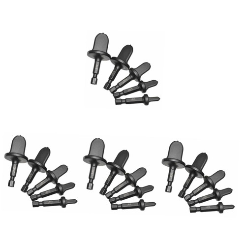 Housoutil 20 Pcs Copper pipe expander hand tools black hose circle cutter tool flaring bits copper pipe swaging tool drill restorer tool Bit Repairing Tool Bearing Steel Bit Expander tube