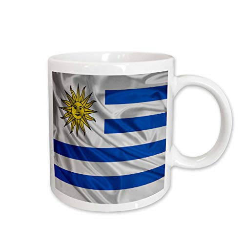 3dRose Uruguay Flag Mug, 11-Ounce