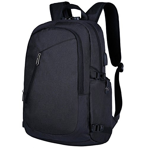 Travel Laptop Backpack,Business Anti Theft Slim Durable Laptops Backpack USB Charging Port,Water Resistant College School Computer Bag Women & Men Fits 15.6 Inch Laptop Notebook (Black) Travel Laptop Backpack,Business Anti Theft Slim Durable Laptops Backpack USB Charging Port,Water Resistant College School Computer Bag Women & Men Fits 15.6 Inch Laptop Notebook (Black)