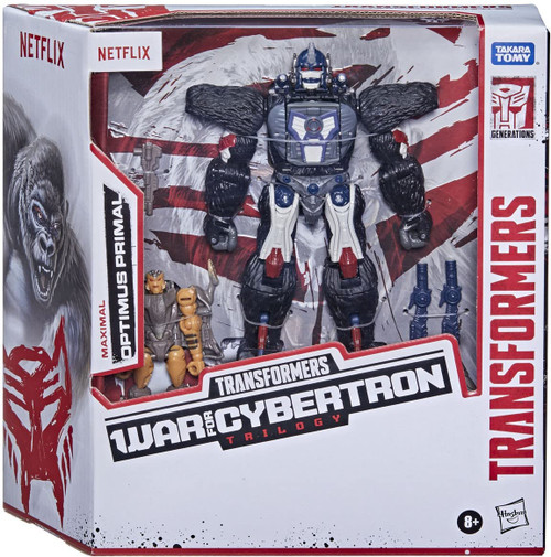 Transformers Netflix War for Cybertron Optimus Primal and Rattrap, (F0976)