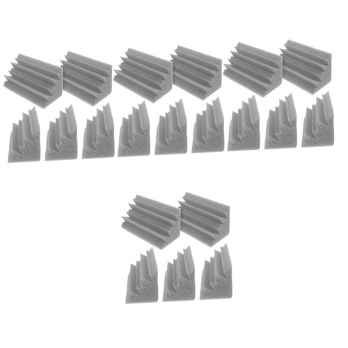 ibasenice 20 Pcs Sound-absorbing cotton sound absorption boards fire- proof acoustic panels sound absorbing foam panels acoustic foam panels studio foam booth bass Polyurethane Wedges