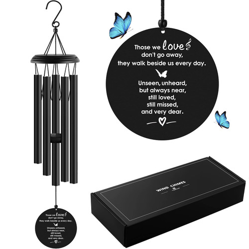 YOUNTASY Wind Chimes for Loss of Loved One Prime, Windchimes in Memory of a Loved One, Father Mother Bereavement/Sympathy/Memorial Gifts for Remembrance, 35in YOUNTASY Wind Chimes for Loss of Loved One Prime, Windchimes in Memory of a Loved One, Father Mother Bereavement/Sympathy/Memorial Gifts for Remembrance, 35in