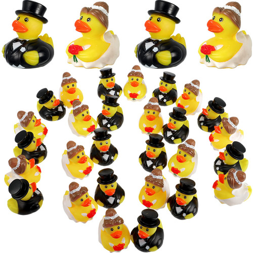 Jerify Bride Groom Duck Bath Toy 2.5 Inch Wedding Rubber Duckies Marriage Mini Rubber Ducks Bulk Ducky Small Ducks for Wedding Ceremony Baby Bridal Shower Gift Souvenir (48) Jerify Bride Groom Duck Bath Toy 2.5 Inch Wedding Rubber Duckies Marriage Mini Rubber Ducks Bulk Ducky Small Ducks for Wedding Ceremony Baby Bridal Shower Gift Souvenir (48)