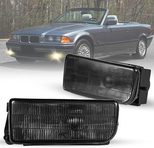 TULALUX Fog Lights Lamps for 1992 1993 1994 1995 1996 1997 1998 1999 BMW (M3 E36) 318i 318is 318ti 320i 323i 323is 325i 325is 328i 328is 3 Series Original Design, 1 Pair, w/H1 Bulbs (smoke lens) TULALUX Fog Lights Lamps for 1992 1993 1994 1995 1996 1997 1998 1999 BMW (M3 E36) 318i 318is 318ti 320i 323i 323is 325i 325is 328i 328is 3 Series Original Design, 1 Pair, w/H1 Bulbs (smoke lens)